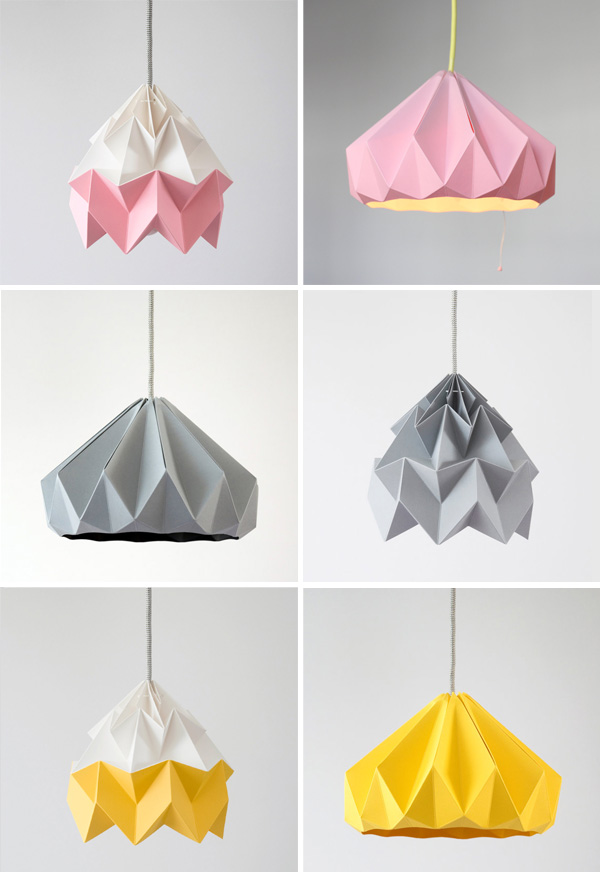 Studio Snowpuppe paper lampshades