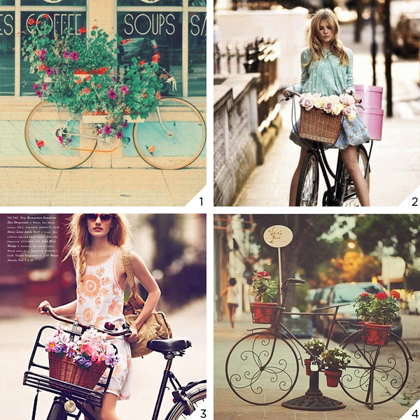 Bikes and flowers LOVE