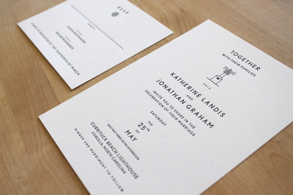 Moontree Letterpress - Heritage Collection - Lighthouse