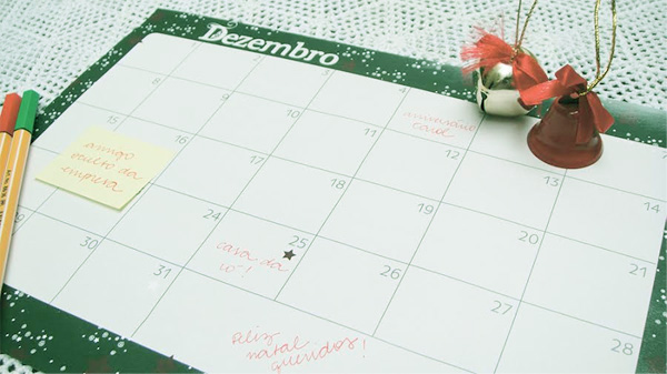 Planejamento mensal - dezembro de 2013
