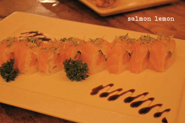 Wasabi Sushi - salmon lemon