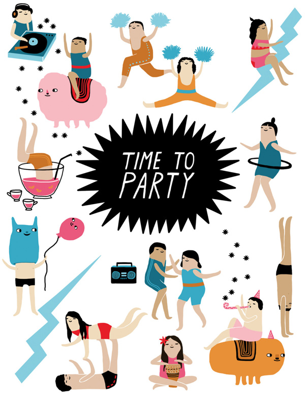 Partytime, by Laura Berger