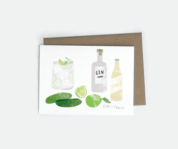 Red Cruiser card - Gin and Tonic