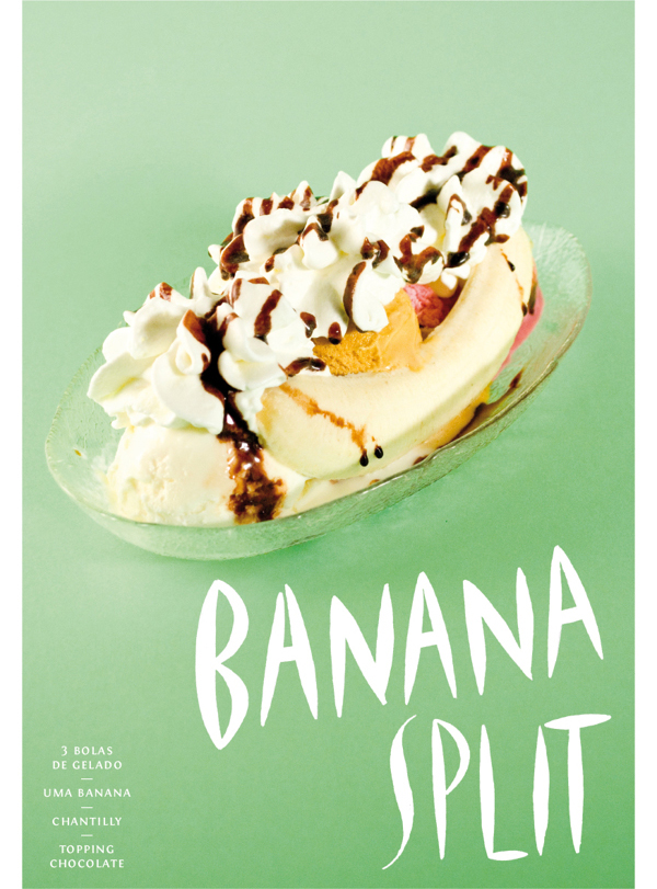 Ice Cream Menu - Banana Split