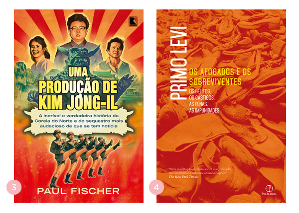 Mini-resenhas dos livros: Uma produção de Kim Jong-Il + Os Afogados e os Sobreviventes | Não Me Mande Flores