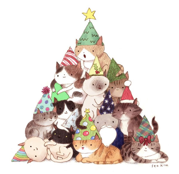 Seo Kim | Cat Christmas