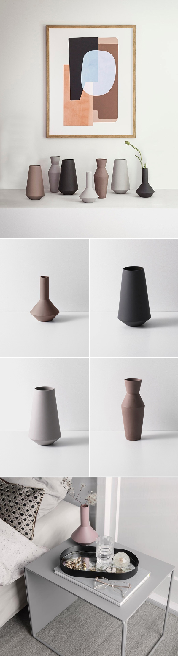 Sculpt Vases by Ferm Living | Não Me Mande Flores