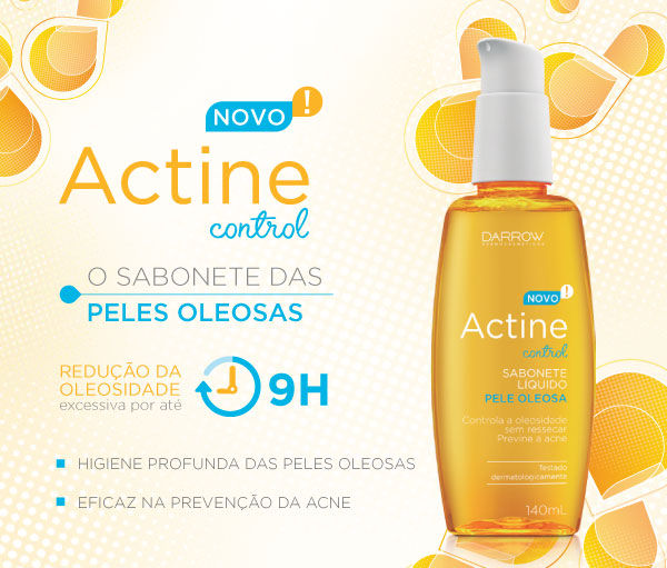 Actine Control - Sabonete Líquido | O sabonete das peles oleosas