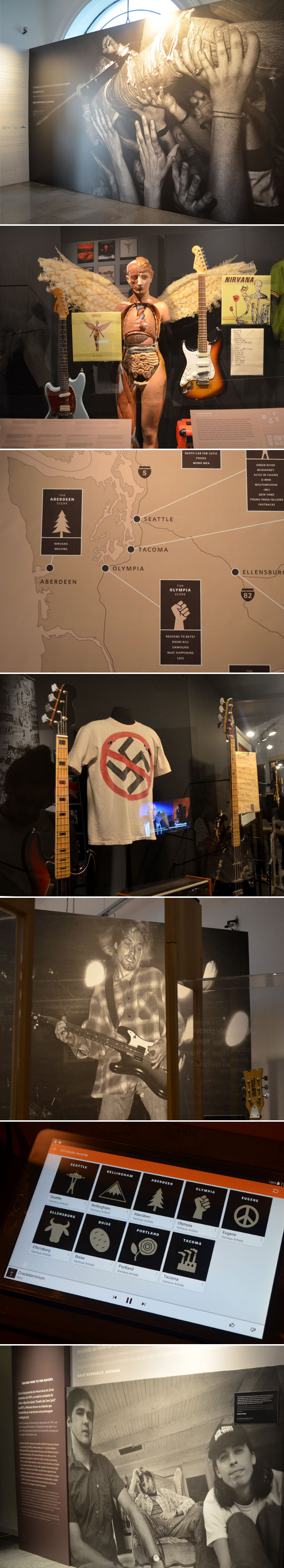 Nirvana: Taking Punk to the Masses | Samsung Rock Exhibition - fotos da exposição no Museu Histórico Nacional, no Rio de Janeiro
