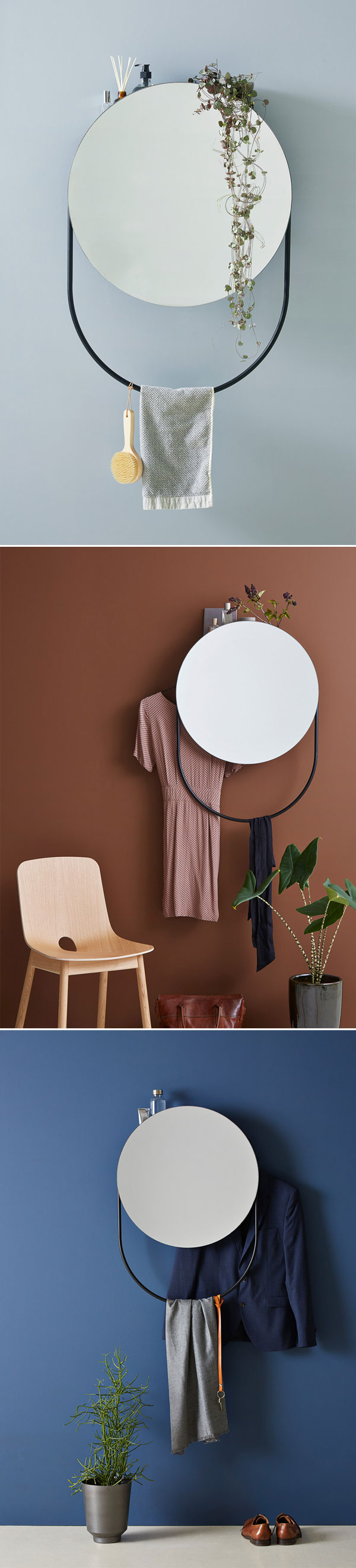 Verde Mirror by Rikke Frost | via Woud