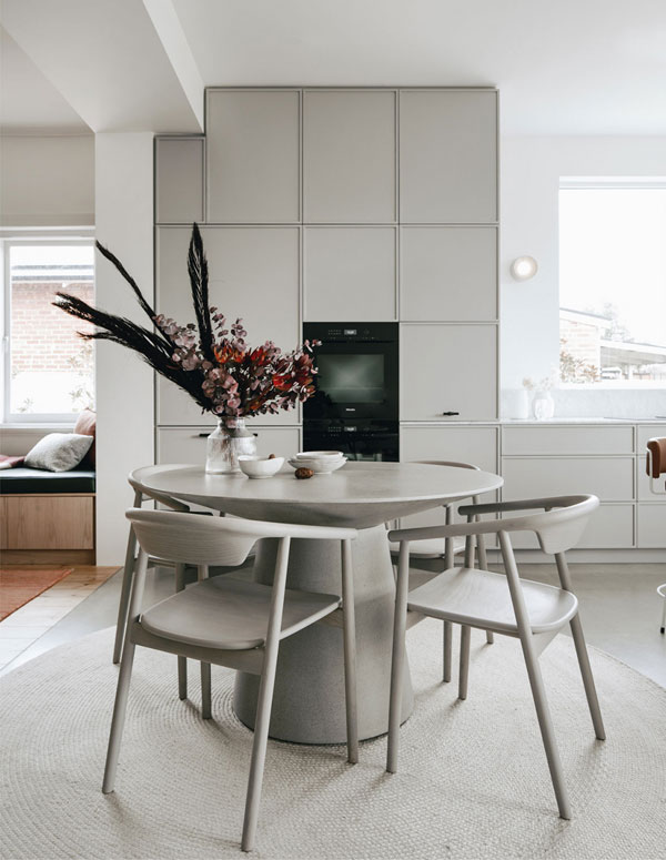 House of Billie | uma cozinha moderna com ar retrô / decoração