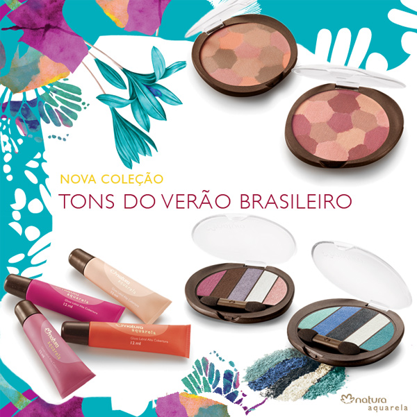 Novidades Natura Aquarela: tons do verão |