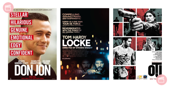 Os tres ultimos filmes: Don Jon + Locke + On the Job
