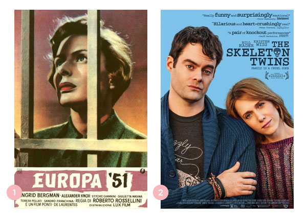 Mini-resenhas dos filmes Europa '51 e The Skeleton Twins | Blog Nao Me Mande Flores