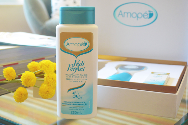 Amope Pedi Perfect - cuidado com os pes | Hidratante Diario para Pernas e Pes | blog Nao Me Mande Flores
