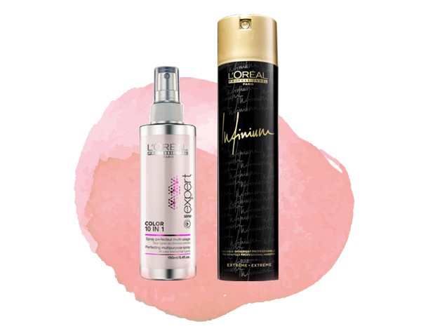 Styling de Carnaval com L'Oreal Professionnel | Color 10 in 1 + Infinium hairspray | blog Nao Me Mande Flores