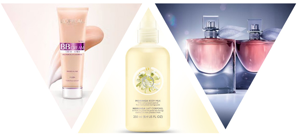 Queridinhos de beleza | marco de 2016 | L'Oreal Paris BB Cream + The Body Shop Moringa + Lancome La Vie est Belle