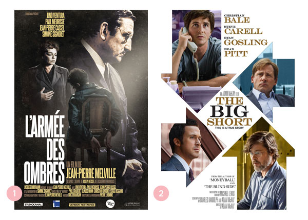 Mini-resenhas dos filmes: O Exercito de Sombras e A Grande Aposta | blog Nao Me Mande Flores