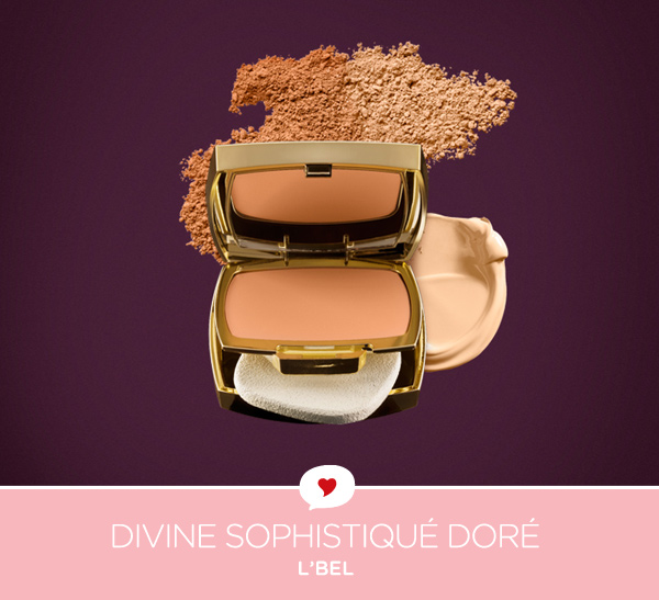L'Bel Divine Sophistique Dore | po compacto duplo uso