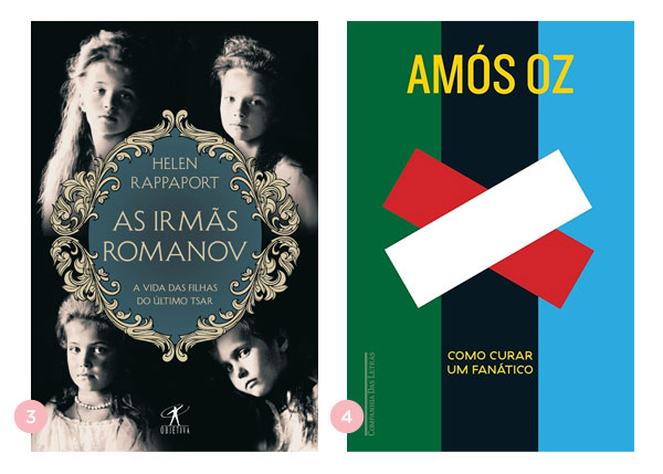 Mini-resenhas dos livros: As Irmas Romanov e Como Curar um Fanatico | Nao Me Mande Flores