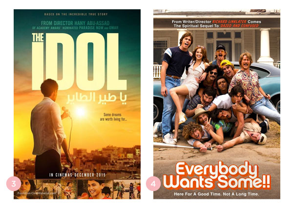 Mini-Resenhas dos filmes O Idolo (Ya tayr el tayer) e Jovens, Loucos e Mais Rebeldes (Everybody Wants Some!!) | Nao Me Mande Flores