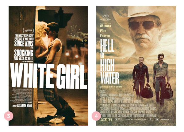 Mini-resenhas: Branquinha (White Girl) + A Qualquer Custo (Hell or High Water) | Nao Me Mande Flores