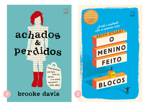 Mini-resenhas dos livros: Achados e Perdidos + O Menino Feito de Blocos | Nao Me Mande Flores