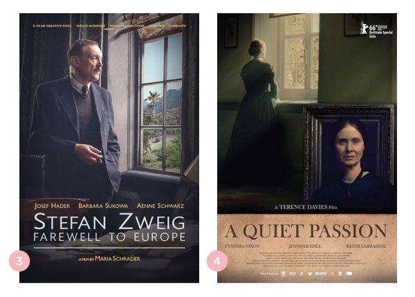 Mini-resenhas dos filmes: Stefan Zweig - Adeus Europa e Alem das Palavras | Nao Me Mande Flores