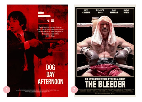 Mini-Resenhas dos Filmes: Um Dia de Cao (Dog Day Afternoon) e Punhos de Sangue (The Bleeder)