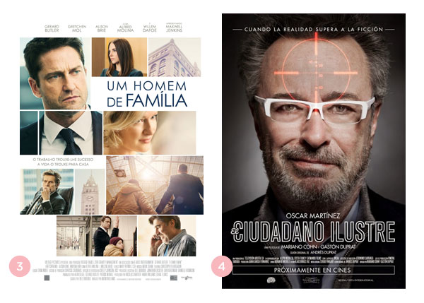 Mini-Resenhas dos Filmes: Um Homem de Familia (The headhunter's calling) e O Cidadao Ilustre (El Ciudadano Ilustre)