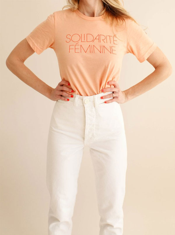 Solidarite Feminine T-Shirt | MILLE + Maddy Nye