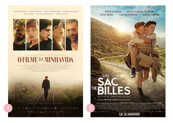Mini-resenhas dos filmes: O Filme da Minha Vida e Os Meninos que Enganavam Nazistas