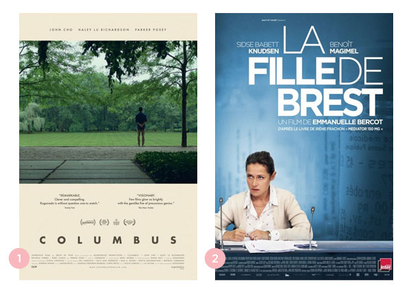Mini-resenhas dos filmes: Columbus e 150 Miligramas (La Fille de Brest)