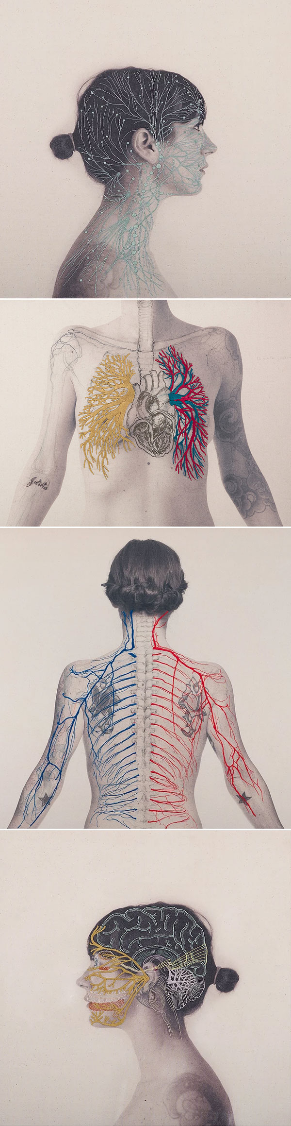 Constructal by Juana Gomez | Embroidery & Photography