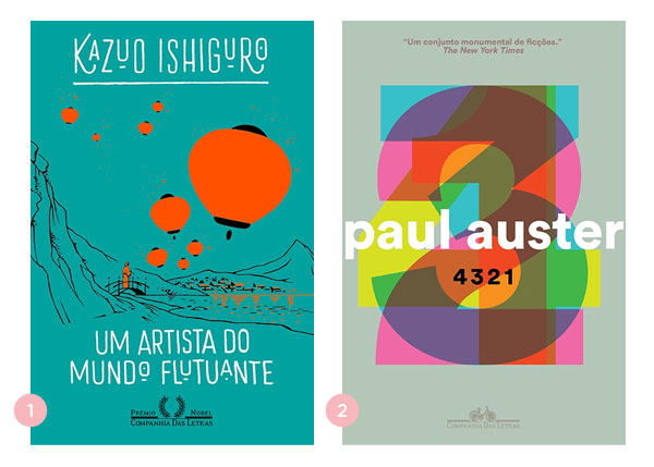 Mini-resenhas dos livros: Um Artista do Mundo Flutuante e 4 3 2 1 | Nao Me Mande Flores