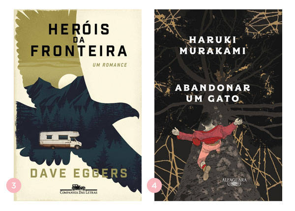 Mini-resenhas dos livros Heróis da Fronteira e Abandonar um gato | Não Me Mande Flores